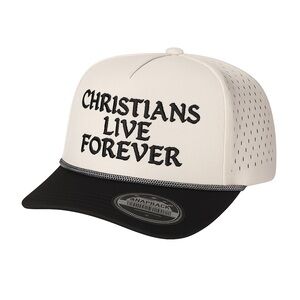 Christians Live Forever Cap Charlie Kirk Donald Trump David Harris Officer Tatu